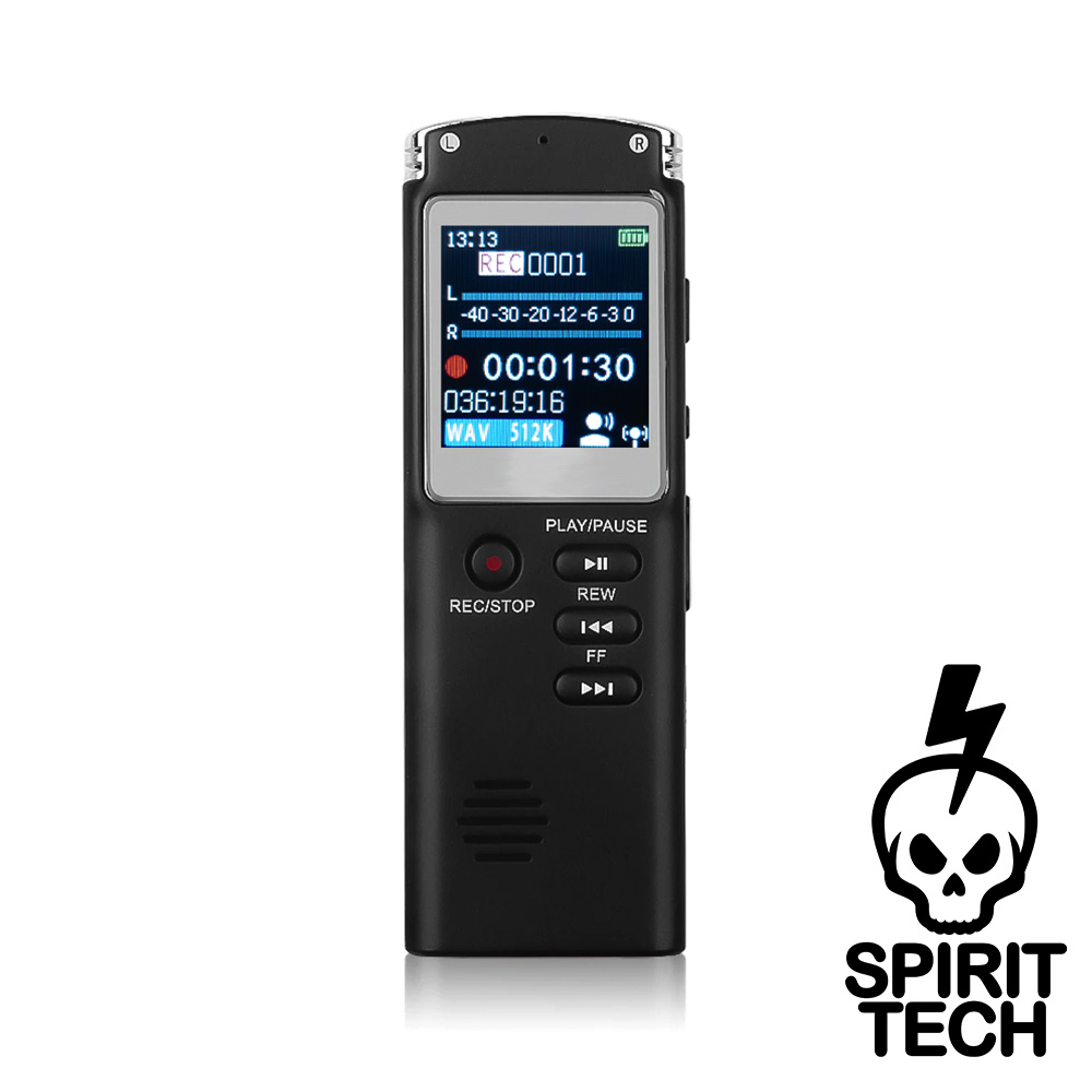 Digital EVP Voice Recorder For Ghost Hunting - 8GB USB, Voice Activated