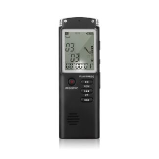 Audio Voice Activated MP3 Player with Android USB Port Include Cables and Earphones Silver on Balck ACEE DEAL Digital Voice Recorder 8GB Multifunction Recorder Dictaphone with Built-in Speaker 