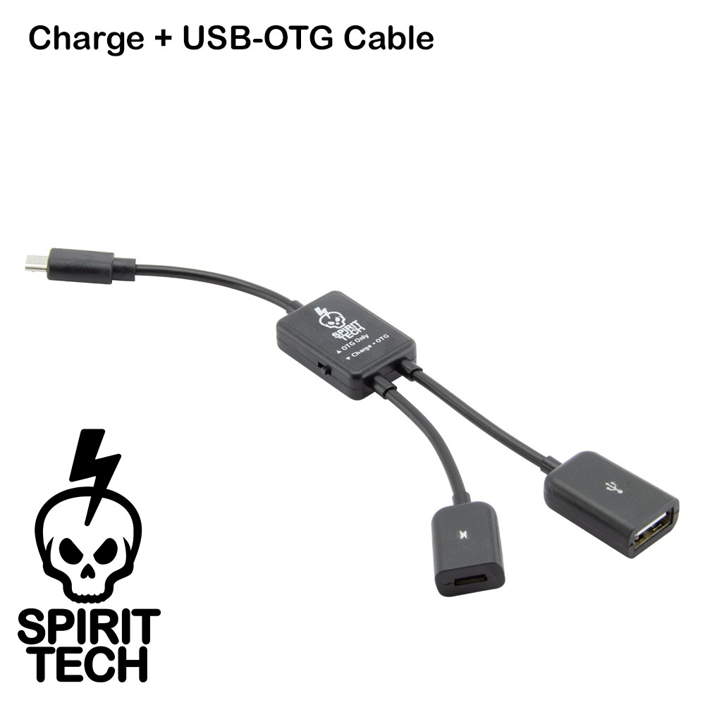 Charge+OTG Cable for Single Micro-USB Port Tablets