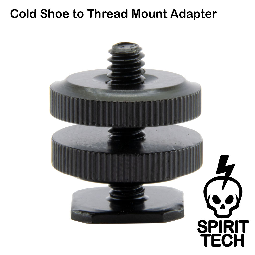 Cold Shoe to ¼" Thread Mount Adapter