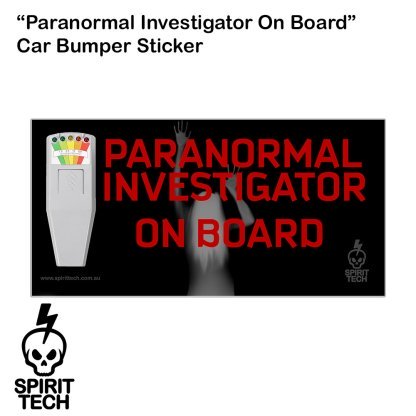Paranormal Investigator Bumper Sticker