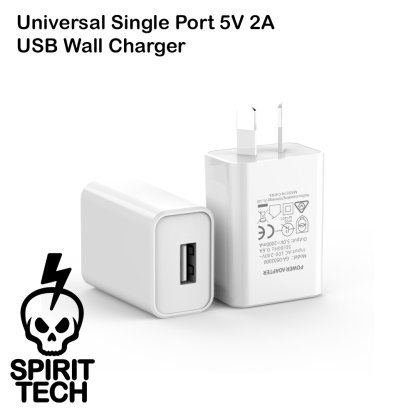 Universal Single Port 5V 2A USB Wall Charger