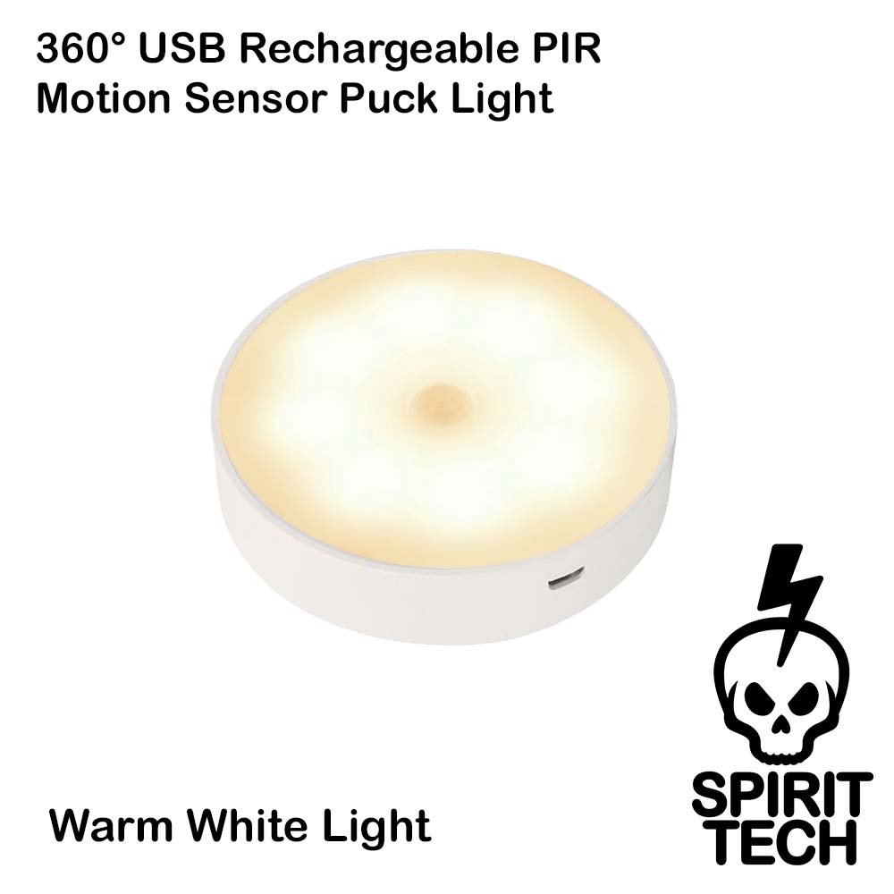 Warm store puck lights