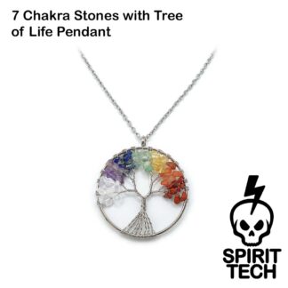 7 Chakra Stones with Tree of Life Pendant