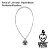 Tree of Life with Triple Moon Pentacle Pendant - Image 2