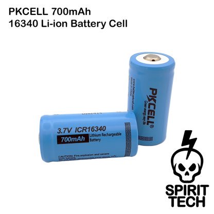 PKCELL 16340 Lithium-Ion Battery Cell