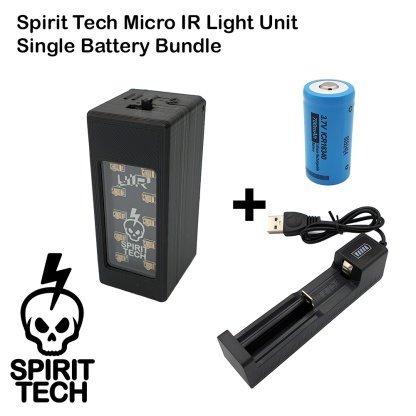 Spirit Tech Micro-IR Light Unit Single Battery Bundle
