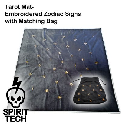 Tarot Mat- Embroidered Zodiac Signs with Matching Bag (80cm) - Image 2