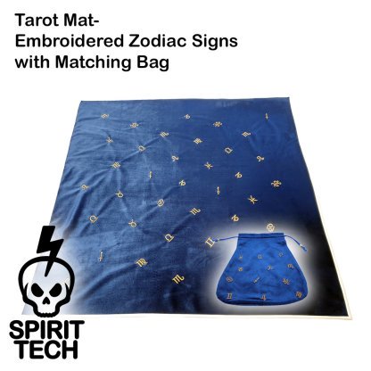 Tarot Mat- Embroidered Zodiac Signs with Matching Bag (80cm) - Image 11