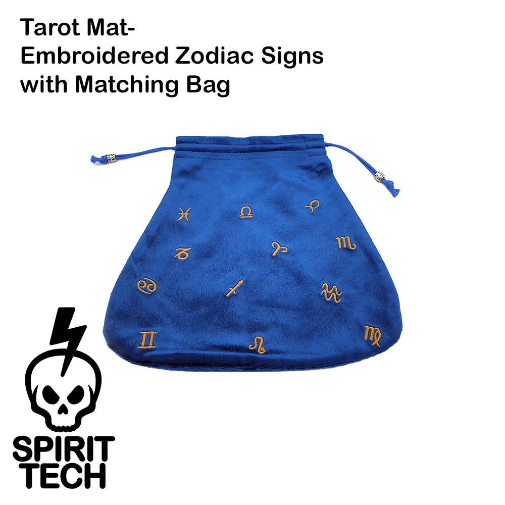 Tarot Mat- Embroidered Zodiac Signs with Matching Bag (80cm) - Image 13