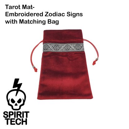 Tarot Mat- Embroidered Zodiac Signs with Matching Bag (80cm) - Image 7