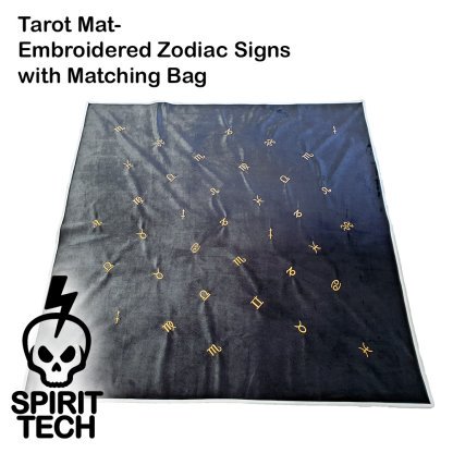 Tarot Mat- Embroidered Zodiac Signs with Matching Bag (80cm) - Image 3