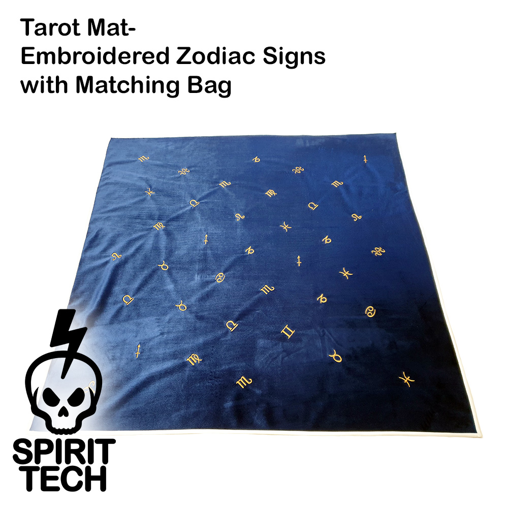 Tarot Mat- Embroidered Zodiac Signs with Matching Bag (80cm) - Image 12