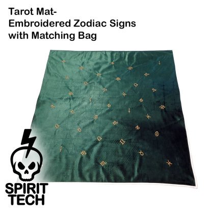 Tarot Mat- Embroidered Zodiac Signs with Matching Bag (80cm) - Image 9