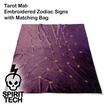 Tarot Mat- Embroidered Zodiac Signs with Matching Bag (80cm) - Image 15