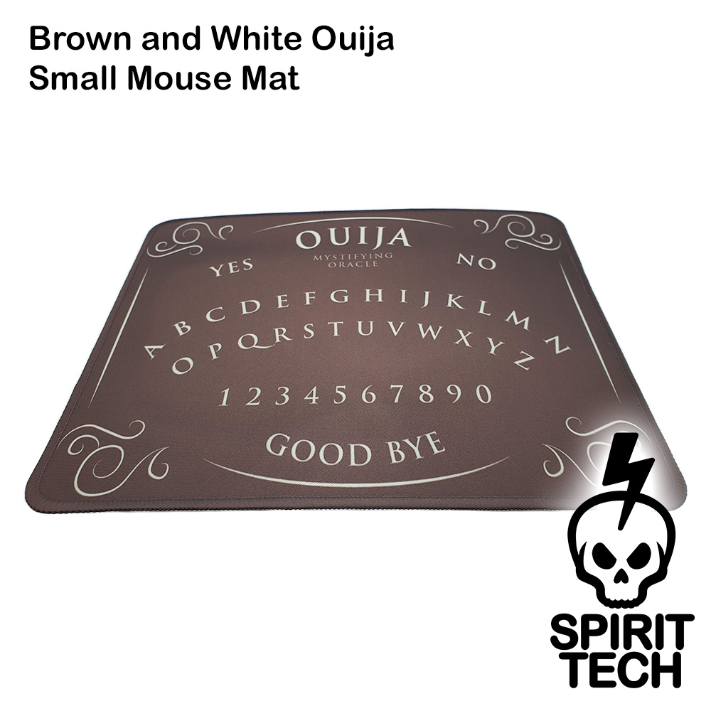 Brown and White Ouija Board Small Mouse Mat - Image 2