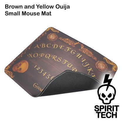 Brown and Yellow Ouija Board Small Mouse Mat - Image 3