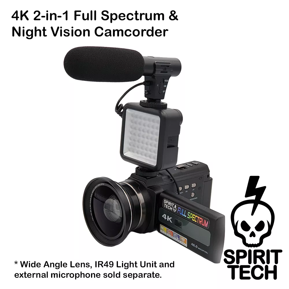 4K 2-in-1 Full Spectrum & Night Vision Camcorder Kit - Image 5