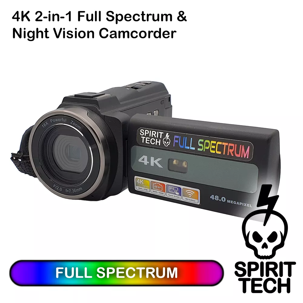 4K 2-in-1 Full Spectrum & Night Vision Camcorder Kit