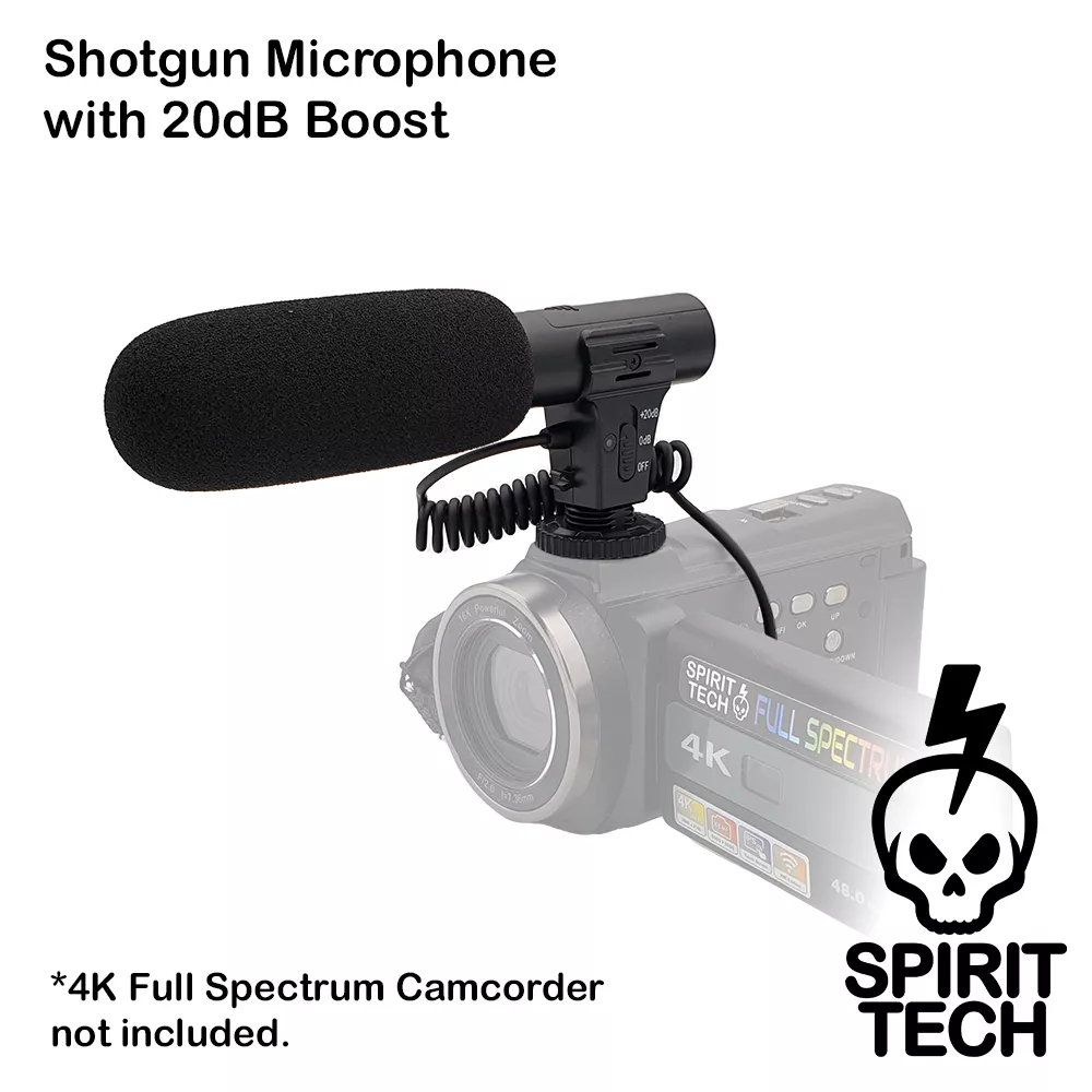 Shotgun Microphone with 20dB Boost