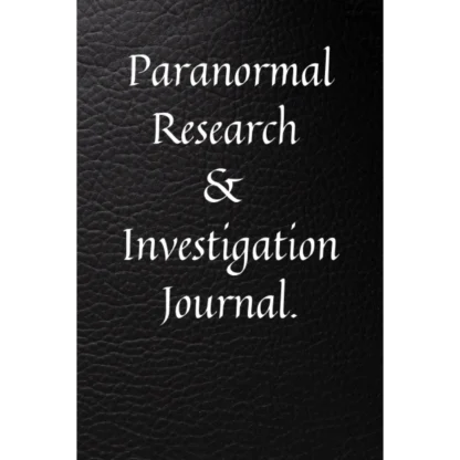 Paranormal Research & Investigation Journal. - Black 6×9 inch