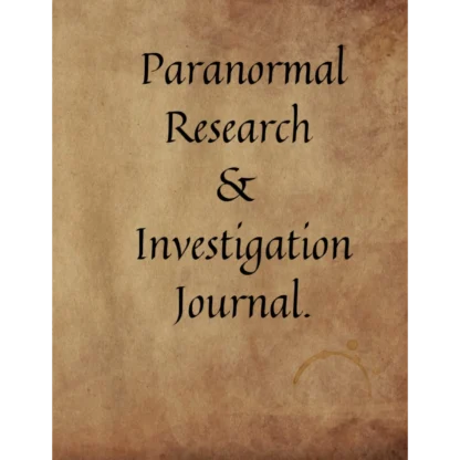 Paranormal Research & Investigation Journal. - Brown 8.25×11 inch